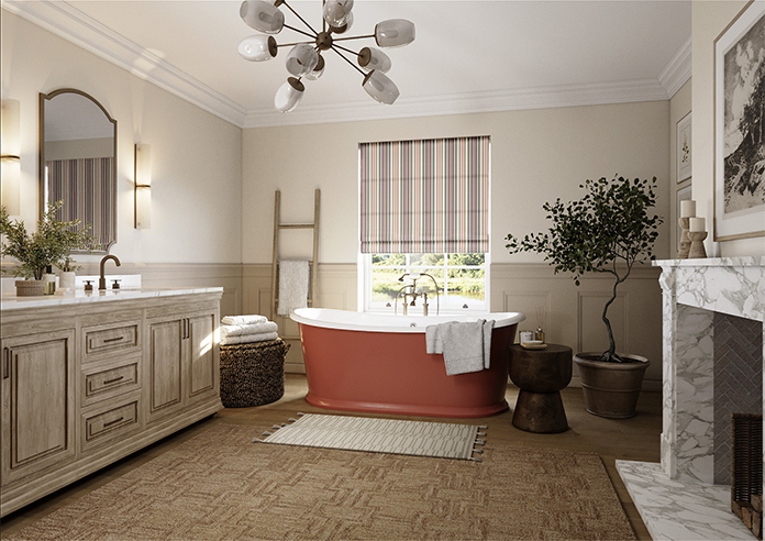 The British Stripe Co. Elizabeth, Bristol No.1 - Twist&Fit Roman Blind - Image 7